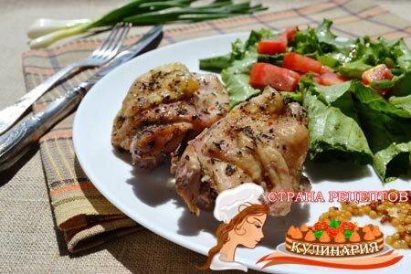 как приготовить куриные бедра куриные бедра в духовке